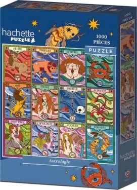 HACHETTE Čtvercové puzzle Astrologie