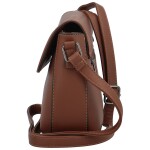 Módní dámská crossbody kabelka Delami Little Mia, coffee