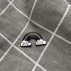 Pinarna.cz Duha vycházející z mráčku s různými obličeji