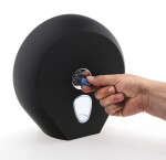 SAPHO - COLORED zásobník na toaletní papír max. Ø 23cm, ABS, Soft Touch, černá mat A75610NE