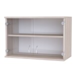 Nábytek Mikulík Skříň horní závěs. se sklem - program sektor č.12 (hl. 34,5 cm) Rozměry: (š x h x v): 60 x 34,5 x 60 cm