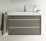 DURAVIT - Ketho Umyvadlová skříňka 48x80x39 cm, 2 zásuvky, lesklá bílá KT645302222