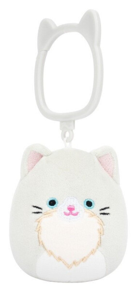 Squishmallows Klíčenka Angorská kočka - Zachariah