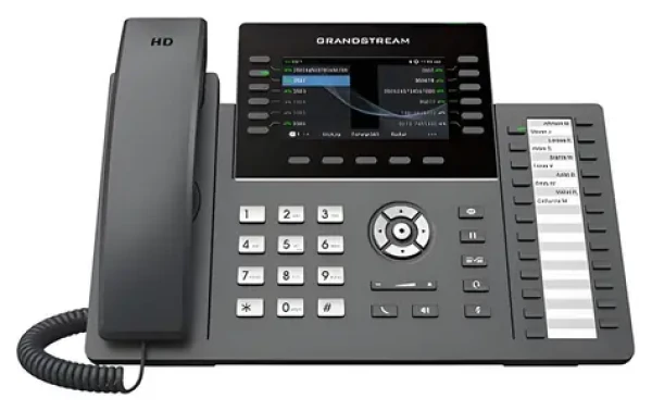 Grandstream GRP2636 / VoIP telefon / 4,3" TFT displej / 6x SIP / 24 tlačítek / WiFi / BT / PoE (GRP2636)