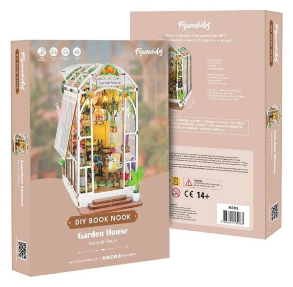 Book Nook sada - Skleník plný květin