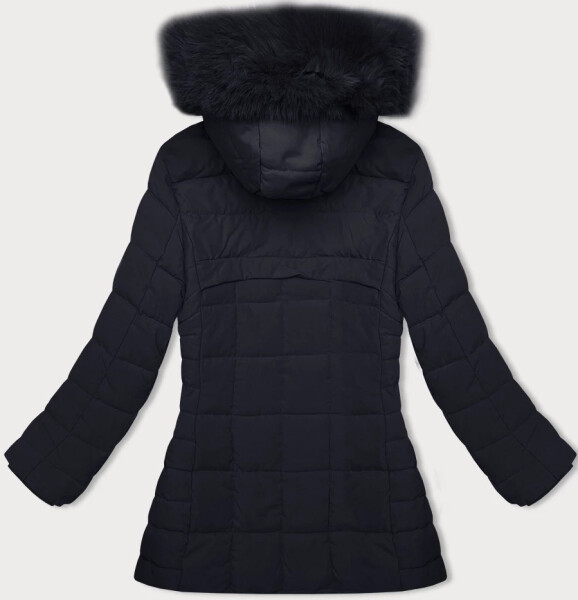 Tmavě modrá prošívaná dámská zimní bunda J Style (16M9119-215) odstíny modré S (36)