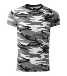 Camouflage tričko unisex camouflage gray L
