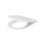 CERSANIT - Toaletní sedátko LARGA ovál SLIM WRAP DUR SC EO ONE BUTTON bílá mat BOX K98-0262