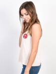 RVCA MOTORS CHEST LIGHT HONEY dámská tílko - S