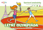 Letní olympiáda Sportovní omalovánky