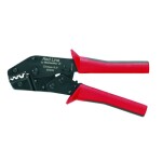 KNIPEX - kleště lisovací - 230mm - čtyřtrnové, stočené kontakty Harting; Ilme; Phoenix; Amphenol; Walther; HTS;Contact; Weidmüller 0.14-6mm², v plastovém kufříku s pěnovou vložkou (975265)