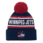 Outerstuff Dětská zimní čepice Winnipeg Jets NHL 3Rd Jersey Jacquard Cuff Pom