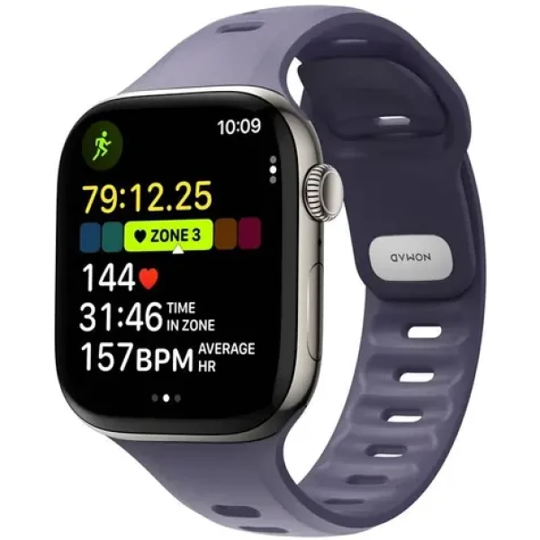 Nomad Tempo Band řemínek pro Apple Watch 45mm/46mm fialová (NM011413858)