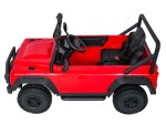 Mamido Dětské elektrické autíčko Land Rover Defender 110 SVX Concept červené