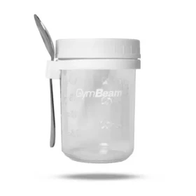 Snídaňový pohár White 350 ml - GymBeam (bílá) (82495-1-single_variant)