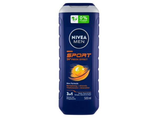 Nivea Men Sport 3 v 1 Sprchový gel 500 ml