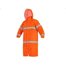 Plášť BATH reflexní nepromokavý kapuce oranžový XL oranžový