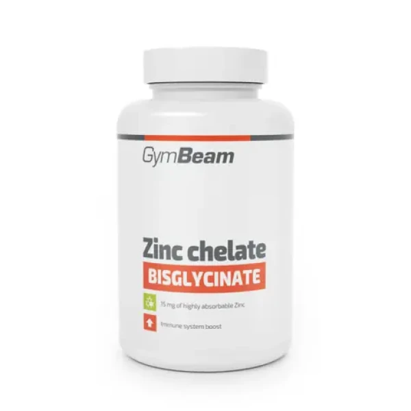 Zinek chelát (bisglycinát) - GymBeam (180 kaps.) (31256-2-180caps)