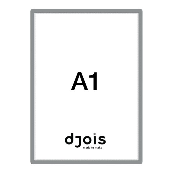 Djois samolepicí rámeček - Magneto, A1, šedý, 1 ks