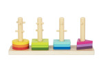 Mamido Montessori box XXL 44ks Geometrické Tvary Barvy 25-30 měsíců