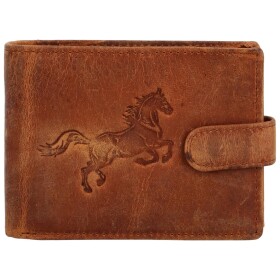 Pánská kožená peněženka Kůň Tristan, camel