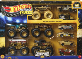 Hot Wheels monster trucks bigfoot 50. výročí set angličáků & trucků - Mattel Hot Wheels