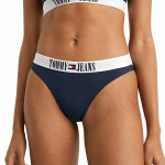 Jeans Dámské plavky Brazilky UW0UW04451-C87 - Tommy Hilfiger S