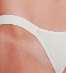 Dámské tanga GO Casual Tiny tanga - WHITE - bílé 00GZ - SLOGGI WHITE S