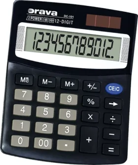 Orava DC-101 černá / kalkulačka / 12 místný displej (DC-101)