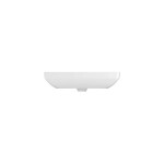 GROHE - Euro Ceramic Umyvadlo na desku 60x40 cm, s přepadem, bez otvoru pro baterii, alpská bílá 102434SH00