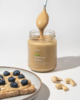 Vilgain Kešu máslo BIO – jemné kešu oříšky 250 g