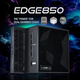 Lian Li EDGE EG0850 černá / PC Zdroj / 850 W / USB hub / 120mm ventilátor / modulární / PFC / 80PLUS Platinum (EG0850 BLACK)