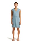 Dámské merino šaty ICEBREAKER Wmns 200 Granary Sleeveless V Neck Dress, Flint Blue velikost: S