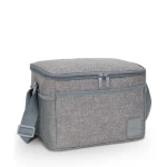 Riva Case 5712 chladicí taška 11 L šedá / chladící taška / složitelná / 3 vnější kapsy / vhodná pro 500 ml plechovky (RC-5712)