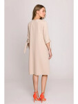 Dámské šaty S393 béžové - Stylove L