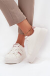 Dámské Sneakersy Na Platformě Big Star SS274346 Bílé 39