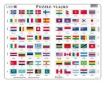 Puzzle - Vlajky 80 dílků