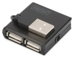 Digitus USB 2.0 / Hub / 4 porty / černá (DA-70217)