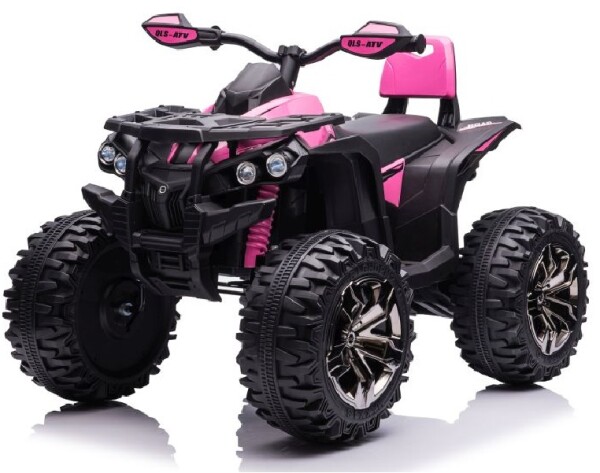Mamido Dětská elektrická čtyřkolka ATV Power 4x4 růžová