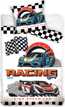 Dětské povlečení Auta Racing Drag