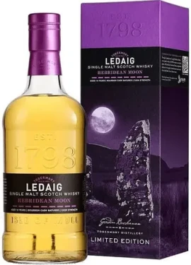 Ledaig 2014 Hebridean Moon / Whisky / Single Malt / Ostrovy (Mull) / Peated / 58,8% / 0,7 l (5029704221523)