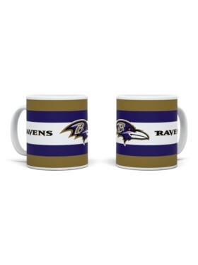 Hrnek Baltimore Ravens NFL Stripe Logo (330 ml)