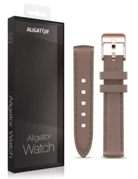 Aligator Náhradní řemínek ze syntetické kůže pro Watch Grace 16mm / cappuccino (16AW0005)