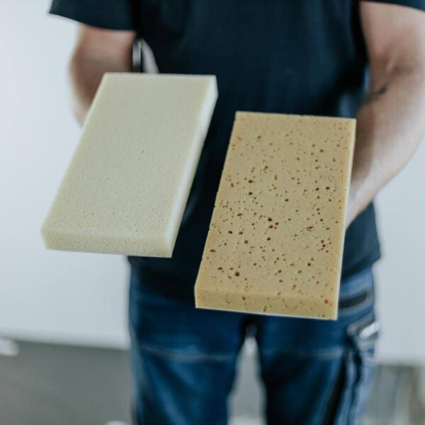 Hladítko s mořskou houbou řezanou, 280 x 140 mm, rukojeť BM, KUBALA ENPRO