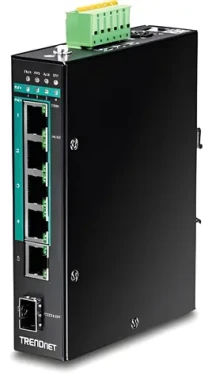TRENDnet TI-PG541i / Switch / 6-port Gigabit PoE+ / Managed L2+ / 120 W / DIN lišta (TI-PG541I)