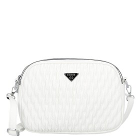 Trendy dámská koženková crossbody kabelka Fulla, bílá