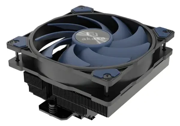 Akasa Alucia H6L / Nízkoprofilový chladič CPU / 6 tepelných trubic / 1x 120mm PWM / 160W TDP / AMD + Intel (AK-CC4037HP01)