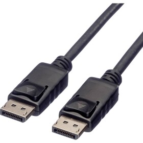 Roline DisplayPort kabel Konektor DisplayPort, Konektor DisplayPort 5.00 m černá 11.04.5764 stíněný Kabel DisplayPort