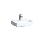 Laufen - Pro S Umývátko, 45x34 cm, 1 otvor pro baterii, bez přepadu, s LCC, bílá H8169614001561