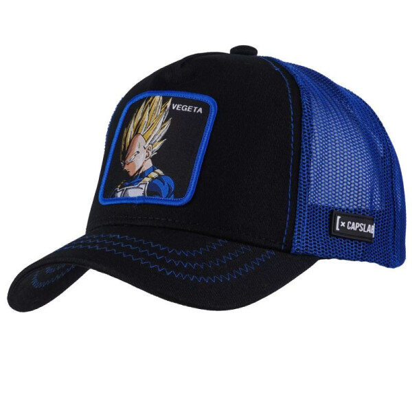 Unisex Kšiltovka Vegeta CL-DBZ-1-VE3 Černá s modrou vzor - Dragon Ball UNI černá s modrou